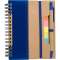 Recycled paper notebook Angela, black