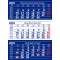Calendar triptic de perete Clasic