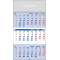 Calendar triptic de perete Clasic