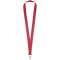 Impey lanyard with convenient hook, solid black