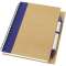 Priestly recycled notebook with pen, Natural, solid black
