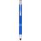 Moneta anodized aluminium click stylus ballpoint pen, solid black