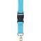 Polyester (300D) lanyard and key holder Bobbi, cobalt blue